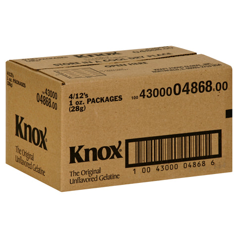 Knox Unflavored Gelatin, 1 Ounce -- 48 per case.