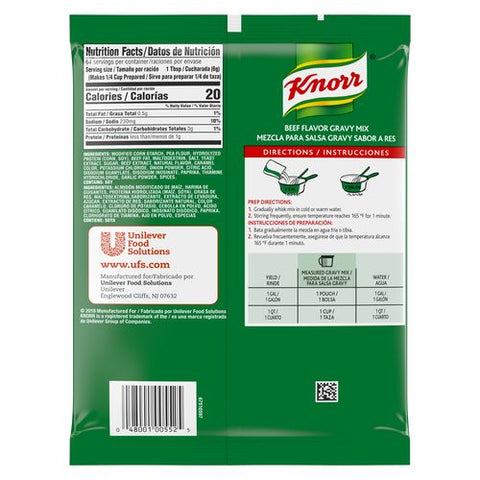Knorr® GRAVY MIX BEEF FLAVOR GLUTEN FREE