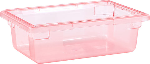 StorPlus™ CONTAINER FOOD BOX STORAGE COLOR-CODED RED 18X12X6 3.5 GAL