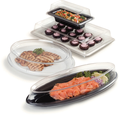 Carlisle PLATTER SALMON DESIGNER DISPLAYWARE™ WIDE RIM WHITE 22X8