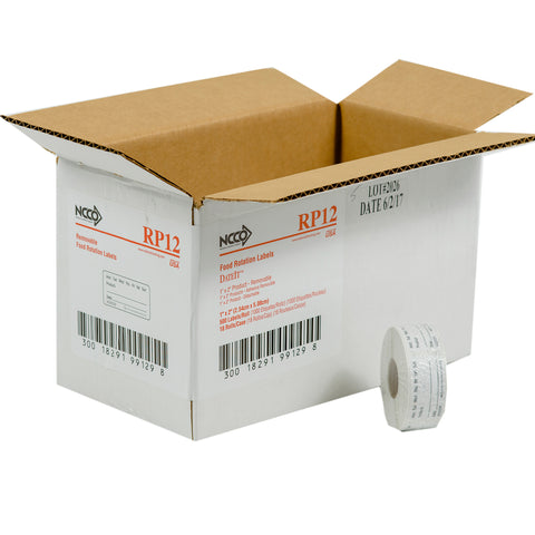National Checking Company Dateit Product Removable Label, 1 x 2 inch -- 500 per case.