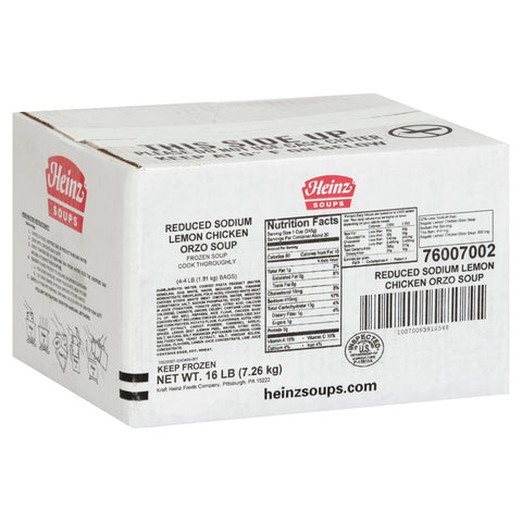 Heinz® SOUP LEMON CHICKEN ORZO 76007002