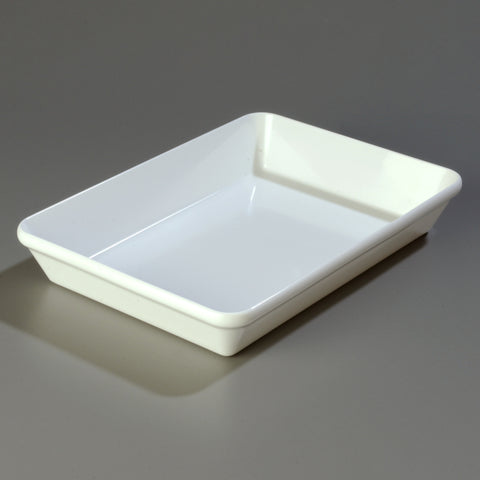 Carlisle DISH BAKER MELAMINE WHITE 4 QT