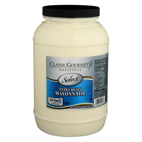 Classic Gourmet Select Extra Heavy Duty Mayonnaise, 7.3 Pound Jar -- 4 per case.
