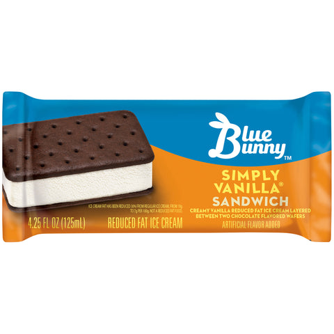 Blue Bunny ICE CREAM SANDWICH VANILLA 946632