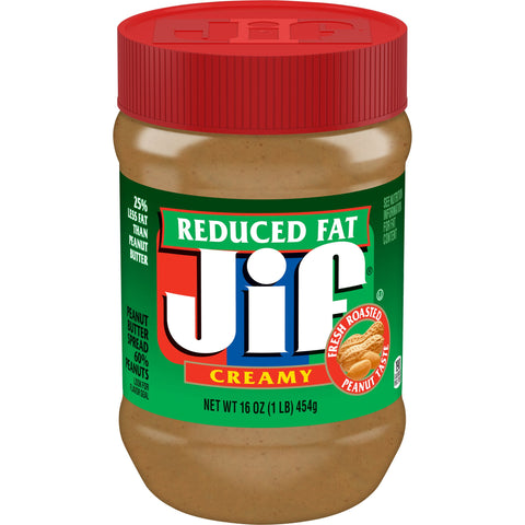 Jif Creamy Peanut Butter, 16 Ounce -- 12 per case.