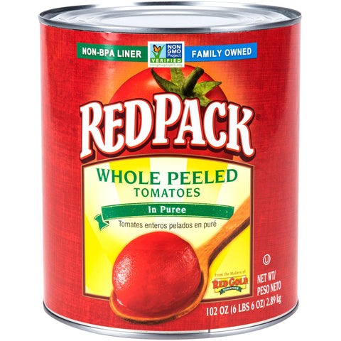 RedPack TOMATO WHOLE PEELED IN PUREE