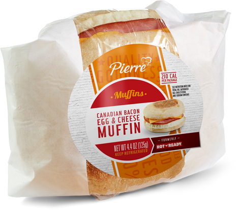 Hot 'n' Ready® SANDWICH CANADIAN BACON EGG & CHEESE MUFFIN 4.4 OZ 10000002986