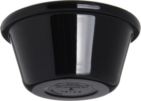 Carlisle RAMEKIN SMOOTH BLACK 3 OZ