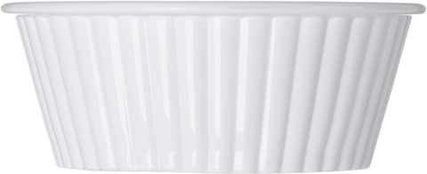 Carlisle RAMEKIN FLUTED PLASTIC WHITE 2 OZ