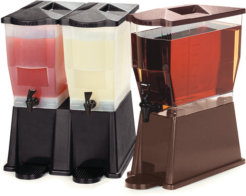 Carlisle DISPENSER TRIMLINE™ PREMIUM SINGLE BASE BLACK 3 GAL