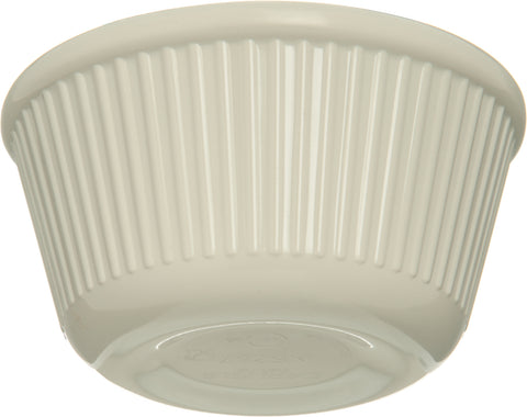 Carlisle RAMEKIN FLUTED MELAMINE BONE 4 OZ
