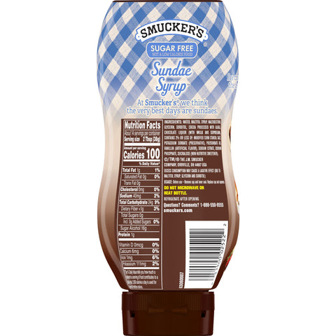 Smucker's® TOPPING CHOCOLATE LIQUID SUGAR-FREE TFF