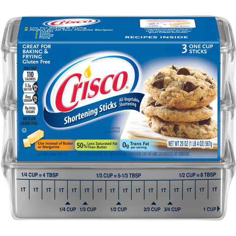 Crisco® OIL FRYING ALL PURPOSE STICK SHORTENING