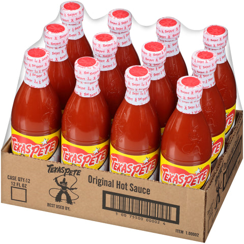 Texas Pete® SAUCE HOT GLASS BOTTLE