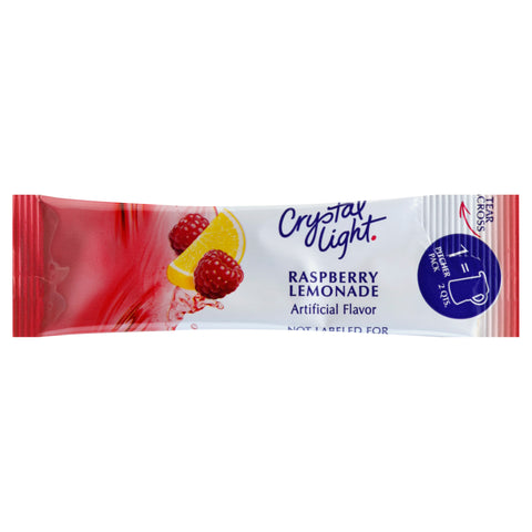 Crystal Light Raspberry Lemonade Drink Mix, 1.2 Ounce -- 12 per case.