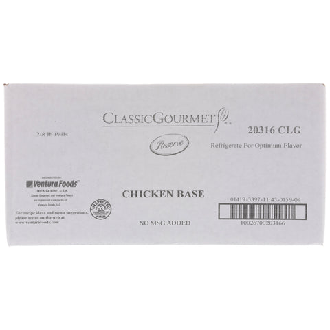 Ventura Foods Classic Gourmet Real Chicken Base, 8 Pound -- 2 per case.
