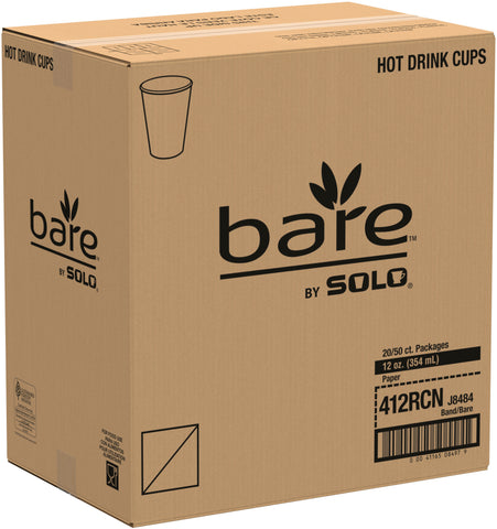 Solo® CUP PAPER HOT BARE ECO-FORWARD PCF 12 OZ