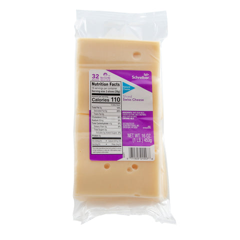 Schreiber CHEESE SWISS SLICED .5 OZ