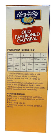 Hospitality CEREAL OATMEAL ROLLED OLD FASHION