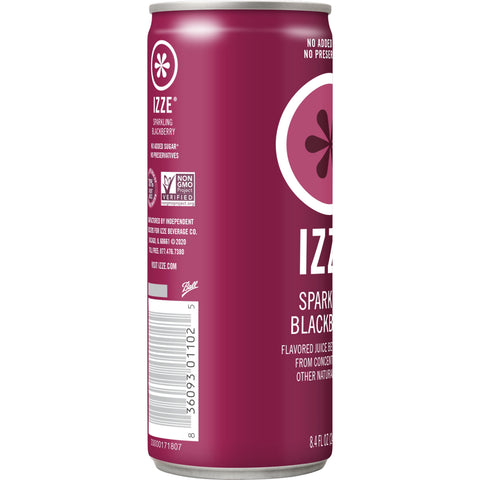 Izze JUICE SPARKLING BLACKBERRY CAN