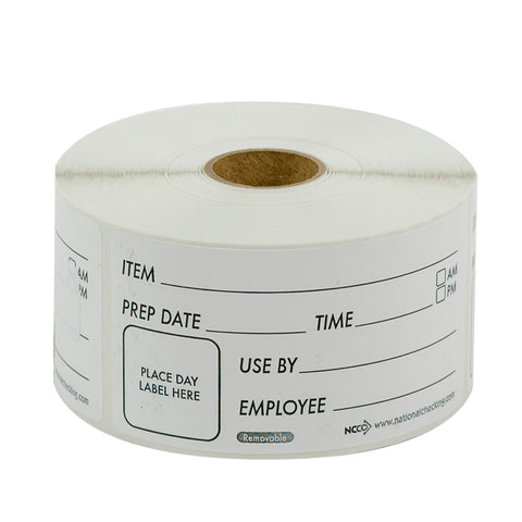 National Checking LABEL ITEM PREP REMOVABLE 2X4