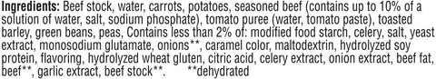 Campbell's® SOUP VEGETABLE RED & WHITE BEEF BOWL MICROWAVEABLE