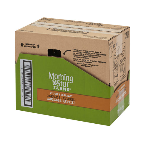 Morningstar Farms Breakfast Maple Flavored Sausage Patties, 8 Ounce -- 6 per case.