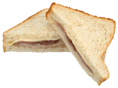 Landshire® SANDWICH WEDGE ROAST BEEF TURKEY & CHEESE 10000004483