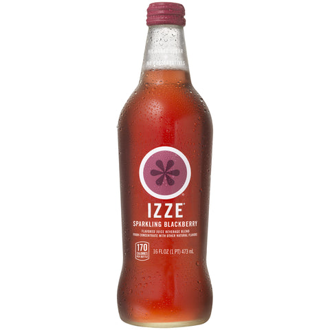 Izze JUICE BLACKBERRY SPARKLING GLASS BOTTLE