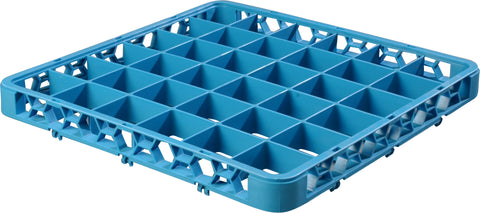 Carlisle RACK GLASS EXTENDER DIVIDED OPTICLEAN™ 36-COMPARTMENT CARLISLE BLUE