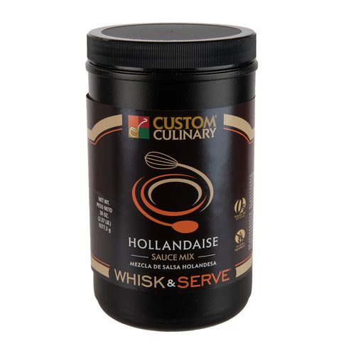 Custom Culinary Whisk and Serve Hollandaise Sauce Mix, 38 Ounce -- 4 per case.