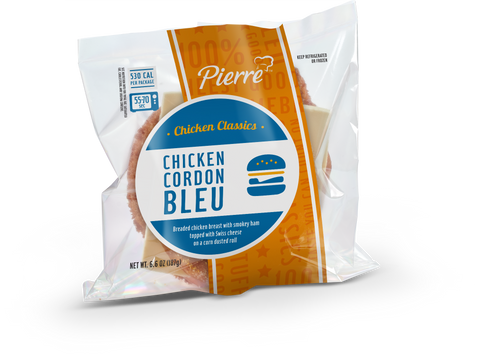 Pierre® SANDWICH JUMBO CHICKEN CORDON BLUE IW 6.6 OZ