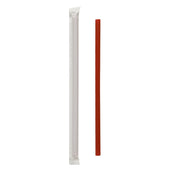 Solo® White STRAW WRAPPED GIANT RED 7.75