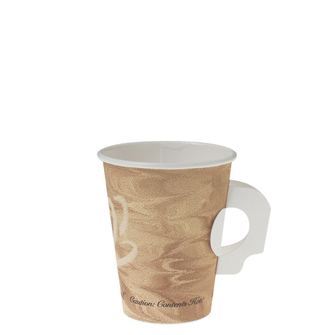 Solo® CUP PAPER HOT W/ HANDLE 8 OZ