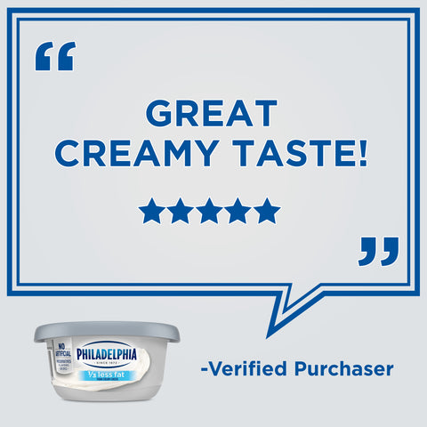Philadelphia 1/3 Less Fat Cream Cheese, 8 Ounce -- 12 per case