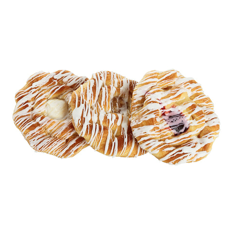Danish Royal Variety Apple/cheese/raspberry