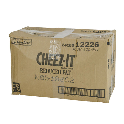 Cheez-It Reduced Fat Baked Snack Crackers - 1.5 oz. bag, 60 per case