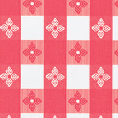 Marko TABLECOVER VINYL RED CHECK