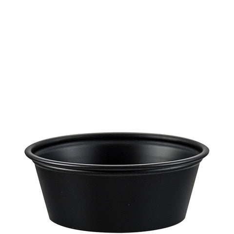 Solo® CUP SOUFFLE PORTION SOUFFLE BLACK 1.5 OZ