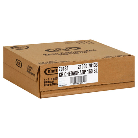 Cheese Chedasharp Pullman Sliced 160 Ct