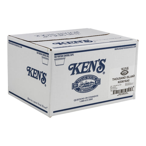 Ken's Foods DRESSING THOUSAND ISLAND ALL NATURAL SINGLE SERVE CUP REFRIGERATED