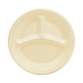 Dart Quiet Classic® PLATE FOAM LAMINATED HONEY 3-COMPARTMENT 9
