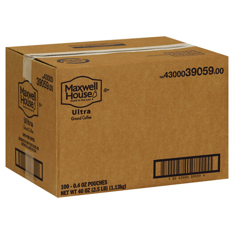 Maxwell House Ultra Roast and Ground In-Room Coffee, 0.4 ounce -- 100 per case