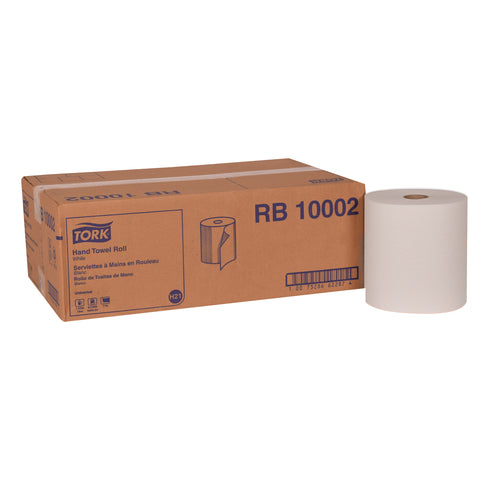 Tork White Hardwound Roll Towel, 7.88 inch x 1000 Feet -- 6 rolls per case