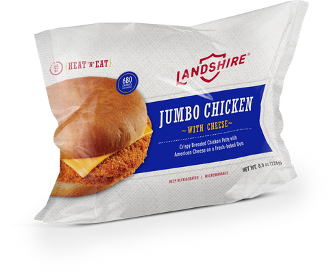 Landshire Big Daddy® SANDWICH CHICKEN CHEESE CRISPY 8 OZ 10000050114