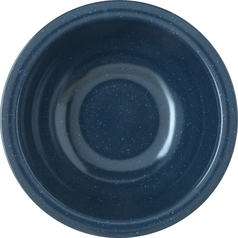 Carlisle BOWL NAPPIE RIMMED DALLAS WARE® MELAMINE CAFÉ BLUE 14 OZ