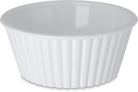 Carlisle RAMEKIN FLUTED WHITE 4.5 OZ