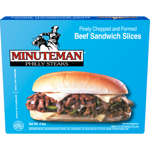 Minuteman® BEEF STEAK THIN SLICED 10000083000