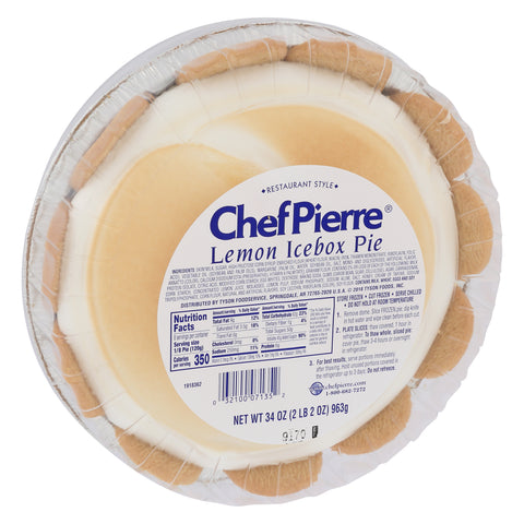 Pie Lemon Icebox Condensed W/domes 10